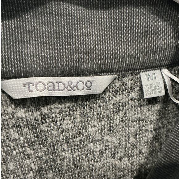 Toad & Co Sheridan Sherpa Vest Size M Gorpcore Outdoor Corduroy Collar Granola - Picture 5 of 11